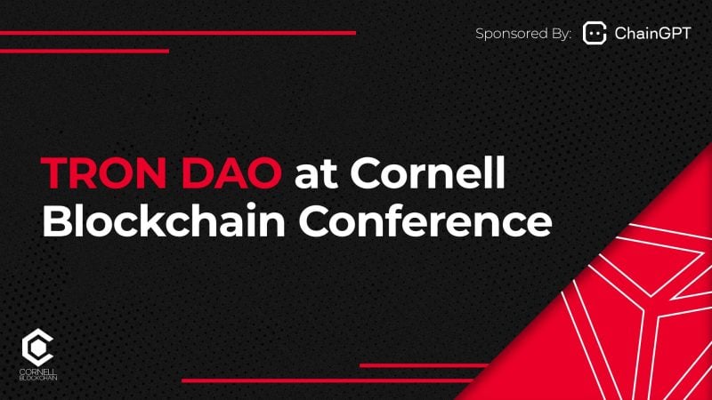 TRON DAO Cornell Blockchain Konferansında